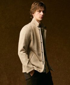 JOSEPH ABBOUD 【キングサイズ・軽量/ストレッチ/イージーケア】ツィーディーフリース ジャケット