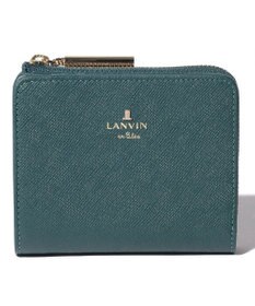 LANVIN en Bleu リュクサンブール　2つ折り財布　Lファスナー