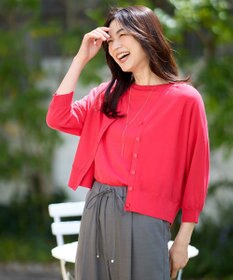 ANY L 【接触冷感/UVカット/抗菌防臭/手洗い可/アンチピリング】ファンクションカーディガン