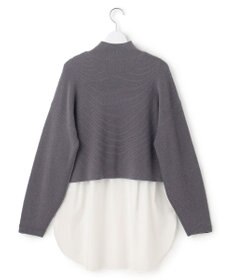 23区 【洗える】レイヤードコンビ ニット