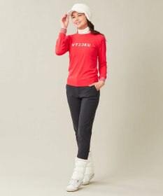 23区GOLF 【WOMEN】ロゴニット 着回しOK 動きやすさ◎ 厚すぎないからロングシーズン着用できる