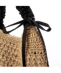 UNBILLION カシュカシュ cachecache / ドロストギャザーハンドル柄編2wayトート