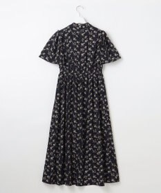 Feroux 【洗える】フラワープリント クラシカル ワンピース