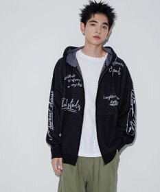 WEGO 【ユニセックス着用ITEM】ジャガードロゴジップパーカー