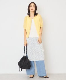 AMERICAN HOLIC 配色フリルレイヤードカーディガン