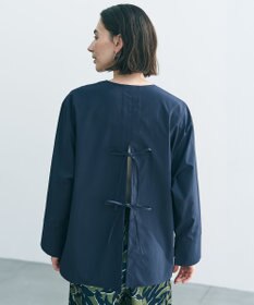 UNFILO 【WEB限定カラー】バックリボン イージーケアシャツ