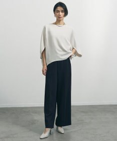 UNFILO ジョーゼット ドルマンプルオーバー