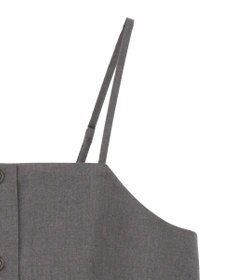 CRAFT STANDARD BOUTIQUE フロントボタンキャミビスチェ