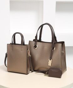 style code 【MERCURYDUO/マーキュリーデュオ】限定3点セット　①キーリング付両アオリハンドバッグ、②縦長ショルダーバッグパスポート入れ、③Wファスナースマートキーケース