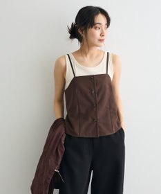 CRAFT STANDARD BOUTIQUE フロントボタンキャミビスチェ