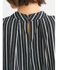 Green Parks ・ＥＬＥＮＣＡＲＥ　ＤＵＥ　ストライプフリルブラウス