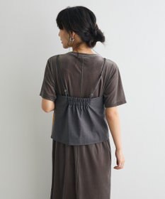 CRAFT STANDARD BOUTIQUE フロントボタンキャミビスチェ