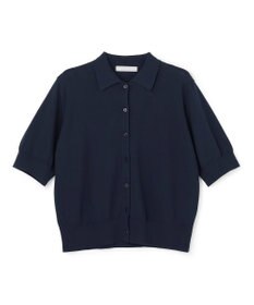 UNFILO L スゴ機能美ニット 衿付カーディガン