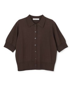 UNFILO L スゴ機能美ニット 衿付カーディガン