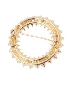 YECCA VECCA パールビジューサークルブローチ