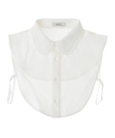 earth music&ecology フリルシャツカラー付け襟