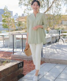 Tiaclasse L 日本製サーラドライ・テーパードパンツ