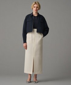 uncrave 【吸水速乾・洗濯機洗い可】エコ ドライ チノ Ｉラインスカート（uncrave STANDARD）