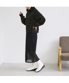 MODE ET JACOMO <carino>ビジュー付きニットブーツ