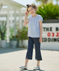 組曲 KIDS 【110-140㎝】フレアーデニムニット パンツ