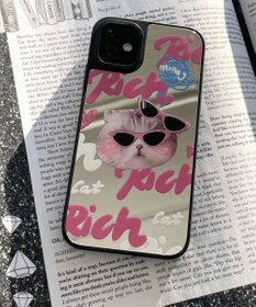 WEGO richキャットミラーiphoneケース