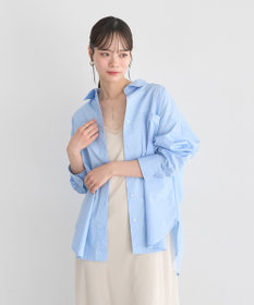 earth music&ecology バックツイストオーバーシャツ