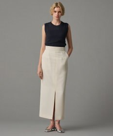 uncrave 【吸水速乾・洗濯機洗い可】エコ ドライ チノ Ｉラインスカート（uncrave STANDARD）