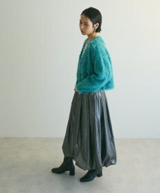 Green Parks armonia．シャギーショートカーディガン