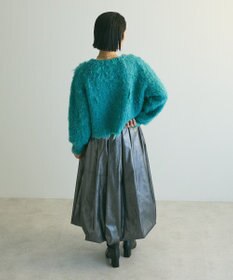 Green Parks armonia．シャギーショートカーディガン