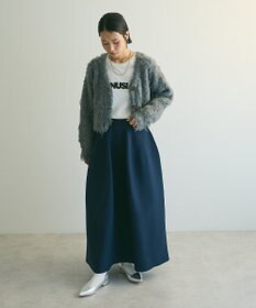 Green Parks armonia．シャギーショートカーディガン