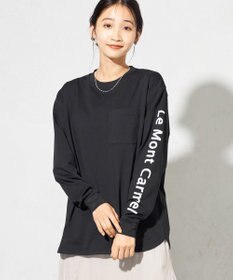 SHARE PARK LADIES 【UNISEX】吸水速乾 ショルダーロゴロングスリーブTシャツ（S・Mサイズ）