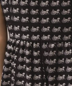 GRACE CONTINENTAL ホースプリントサロペット