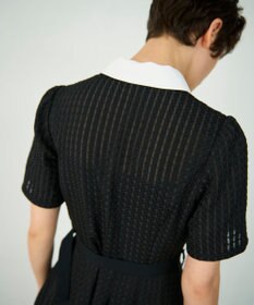 GRACE CONTINENTAL シアーチェックシャツワンピース