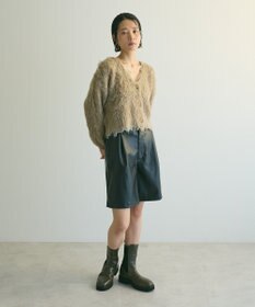 Green Parks armonia．シャギーショートカーディガン