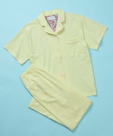 une nana cool 【綿100%】70/2 天竺 半袖開襟パジャマ MADE WITH LIBERTY FABRIC
