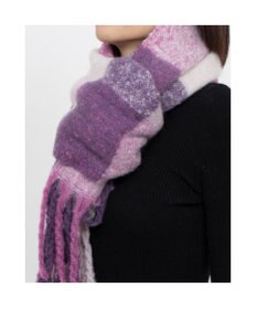 UNBILLION カシュネ cache nez / リサイクルポリブロックチェックストール