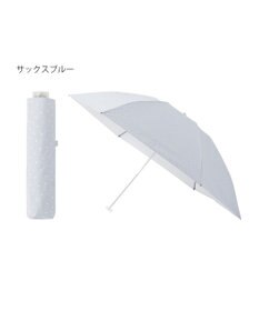 MOONBAT Fuwacool(フワクール) フワクールホワイト 晴雨兼用日傘 折りたたみ傘 ランダムドット 軽量 一級遮光／遮熱／UV
