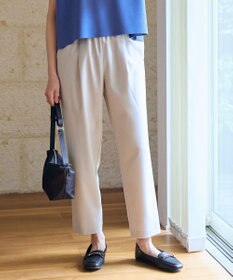 ANY 【ウエストゴム】イージーケアライトストレッチテーパードパンツ