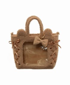 WEGO 【痛バ＆推し活グッズ】耳付きレースアップミニぬいショルダー