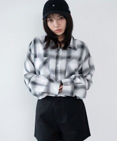 WEGO ショートチェックシャツ