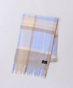 AURORA LANVIN COLLECTION ランバン コレクション カシミヤ チェックマフラー