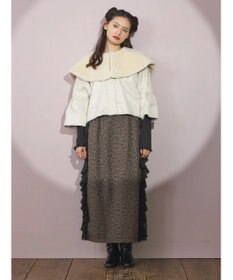 Green Parks ■ＥＳＣＡＲ　フラッフィーケープ付ショートコート