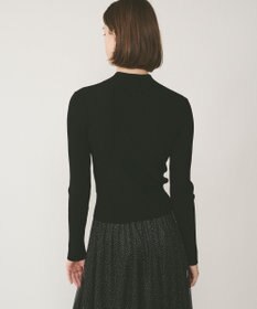 GRACE CONTINENTAL リブニットzipトップ