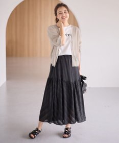 ANY メッシュカーディガン