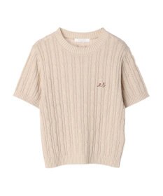 Green Parks ケーブル半袖ニット