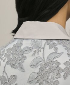 GRACE CONTINENTAL フラワーコード刺繍ワンピース