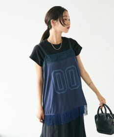 CRAFT STANDARD BOUTIQUE レース切替フリンジビスチェ