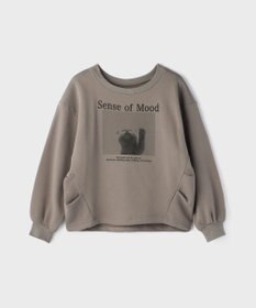 GRACE CONTINENTAL Catphoto裏毛トップ