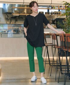 Tiaclasse L 日本製サーラドライ・テーパードパンツ