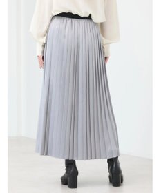 earth music&ecology サテンプリーツスカート